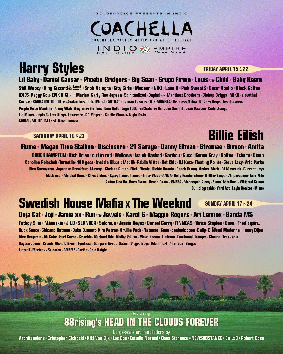 Coachella 2022 lineup