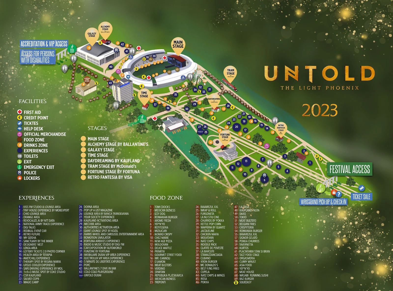 Untold 2023 maps