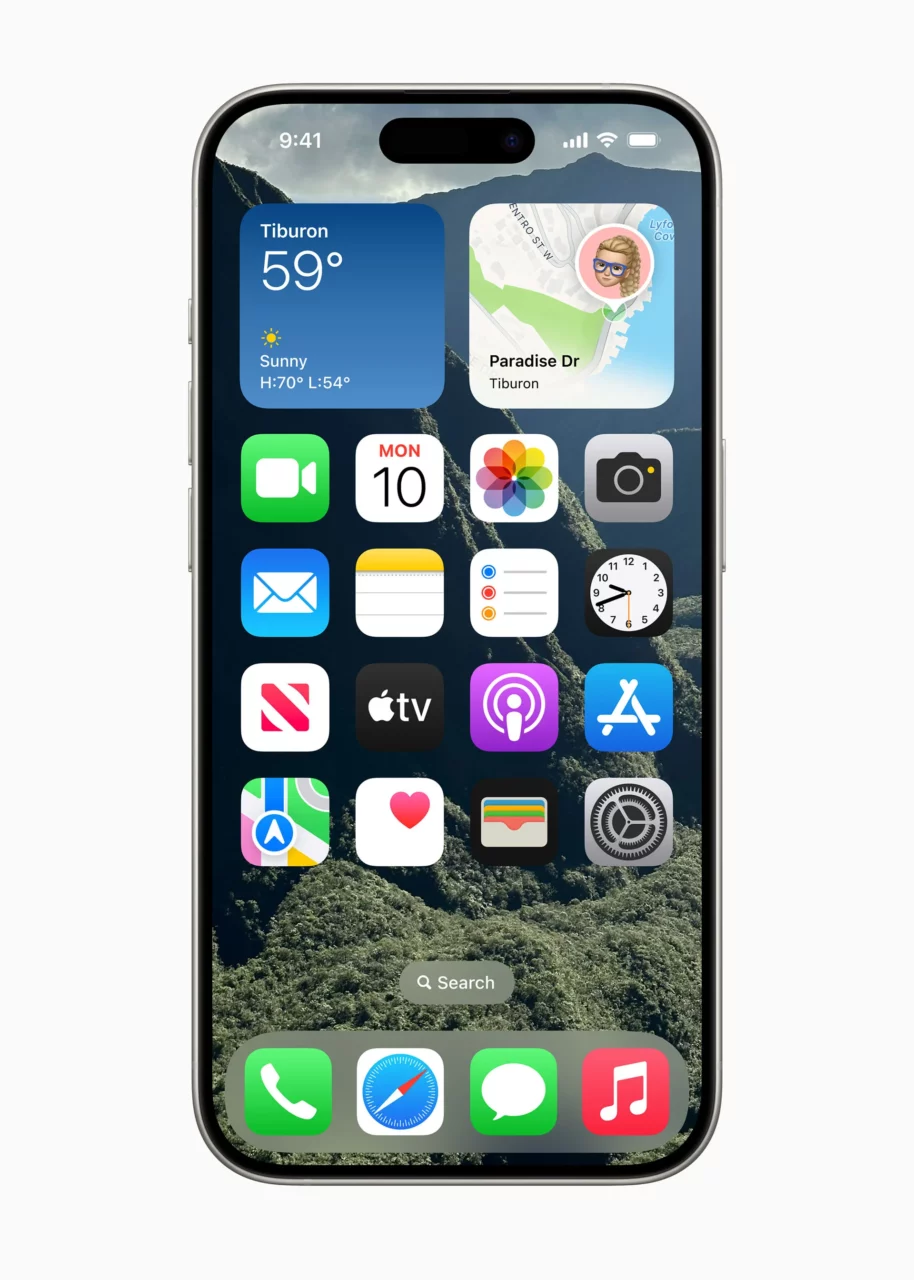 Apple WWDC24 iOS 18 Home Screen larger app icons 240610