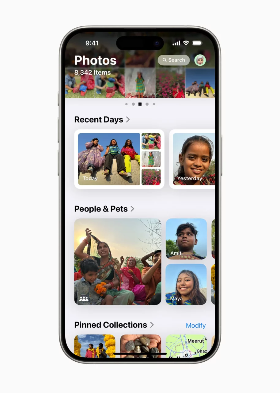 Apple WWDC24 iOS 18 Photos Collections 240610