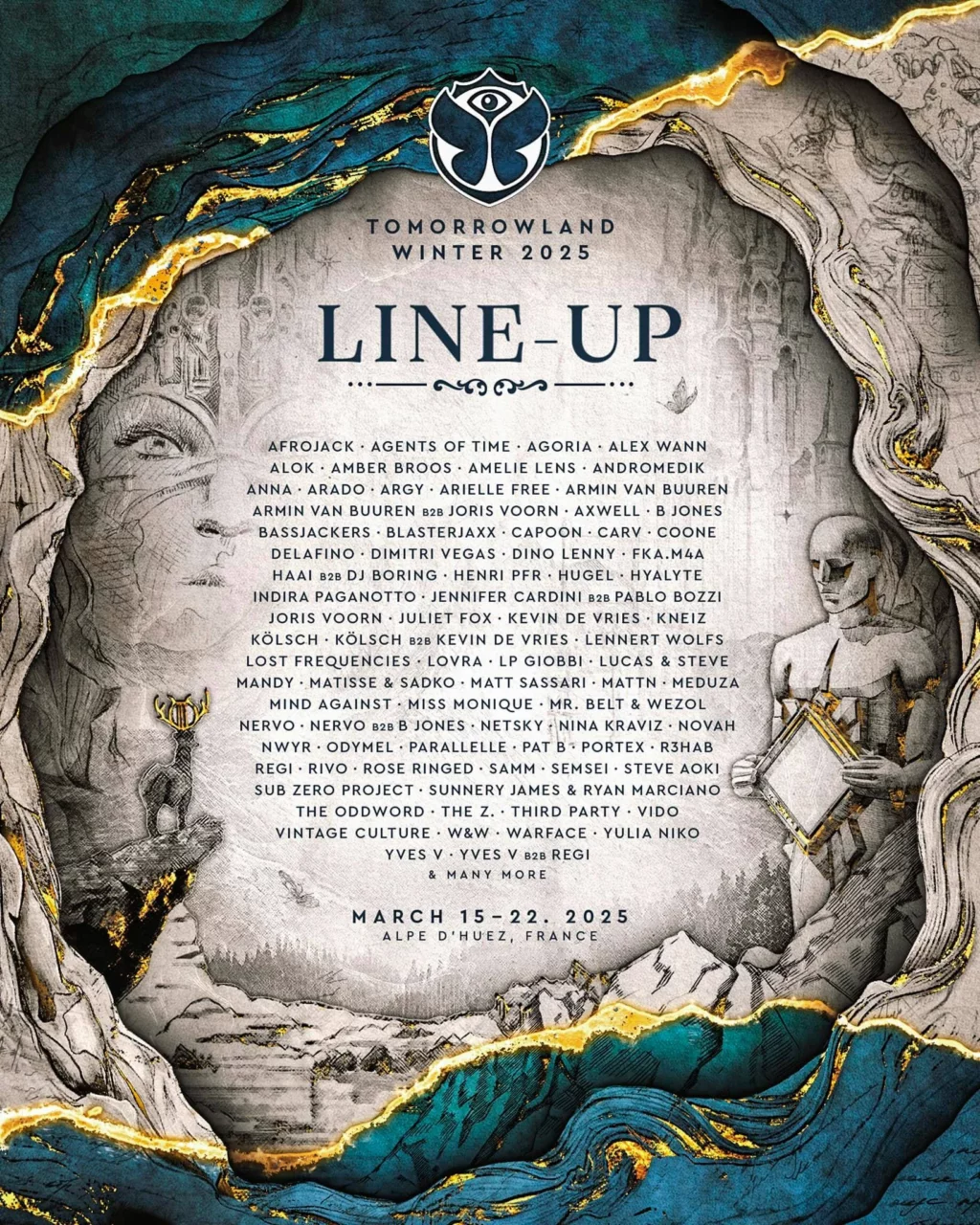 Tomorrowland Winter 2025 LINEUP